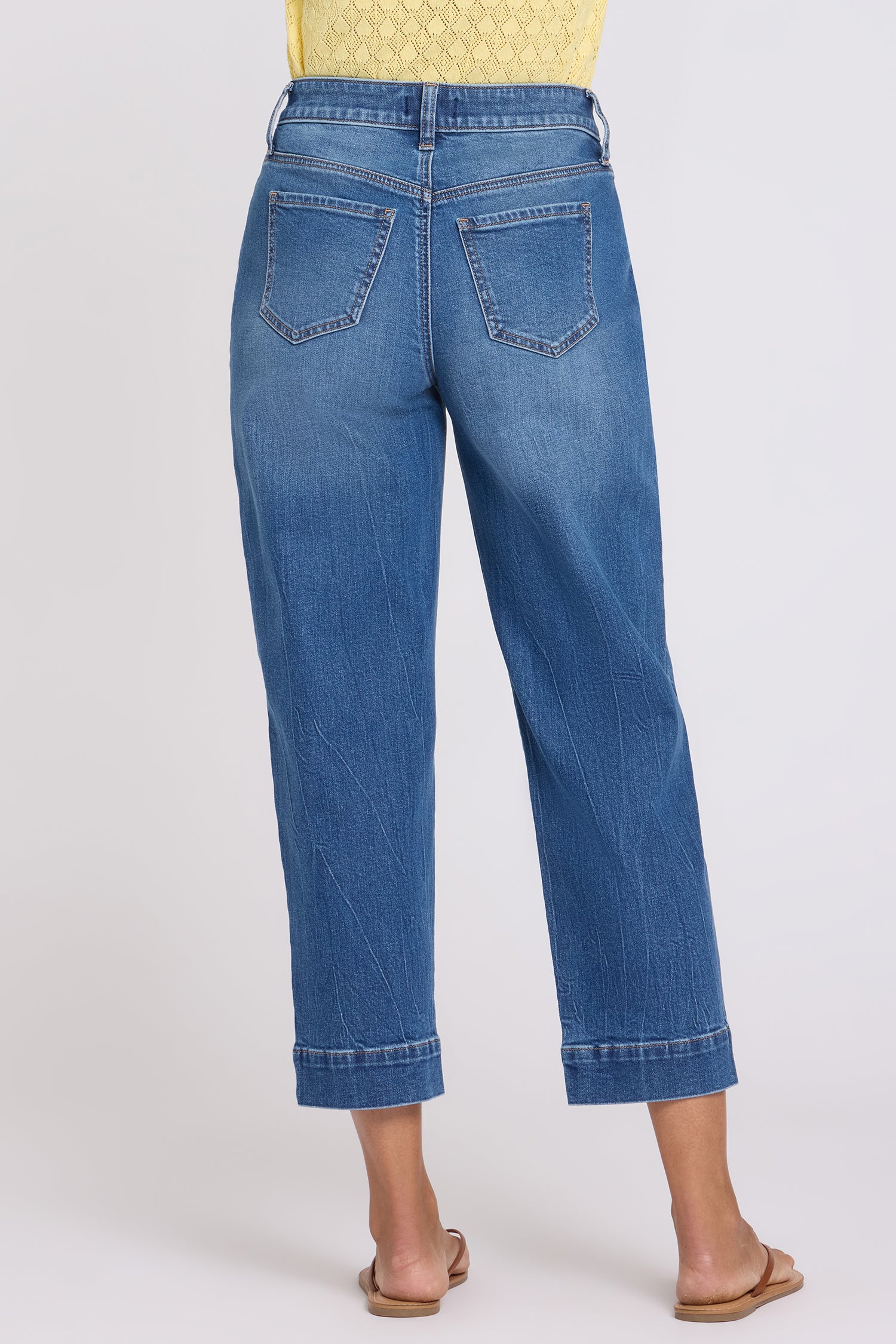 Carrot Ankle Jeans With High Rise - Wild River Blue | NYDJ