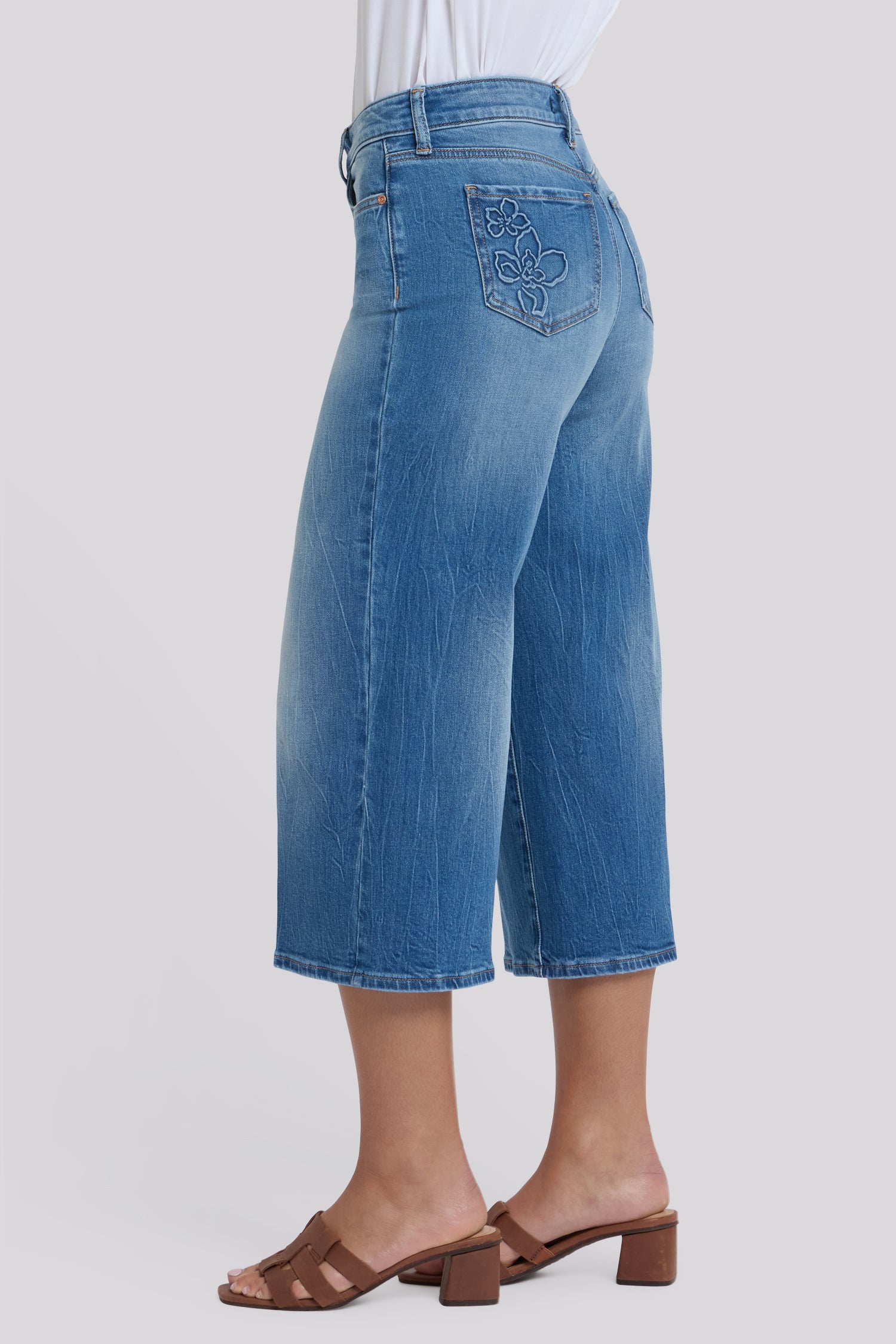 Jean Capri Femme Old Navy Taille 14, Bleu Marine, Stretch, Bas Ultra (très Bon état)