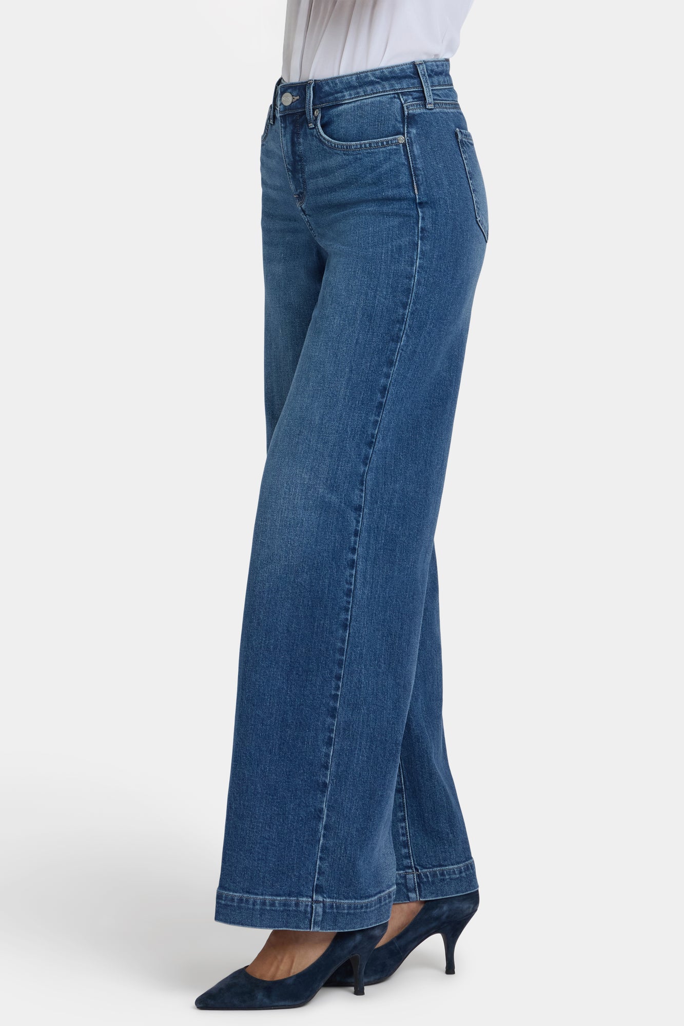 NYDJ Teresa Wide Leg Jeans With 1 1/2