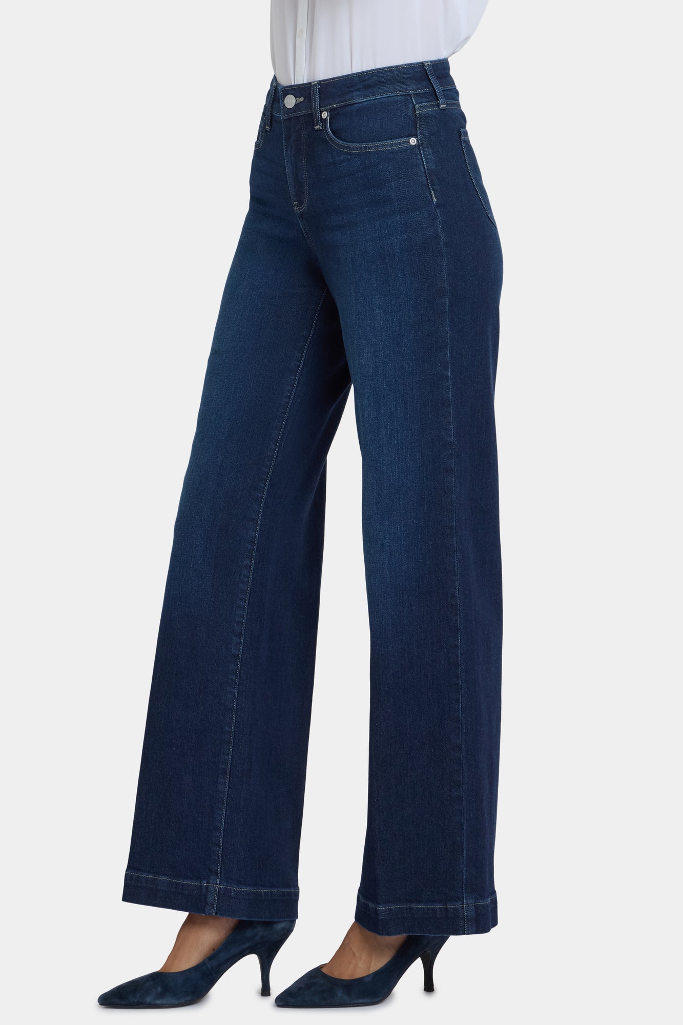 NYDJ Teresa Wide Leg Jeans With 1 1/2
