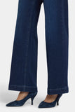 NYDJ Teresa Wide Leg Jeans With 1 1/2" Hems - Midnight Breeze