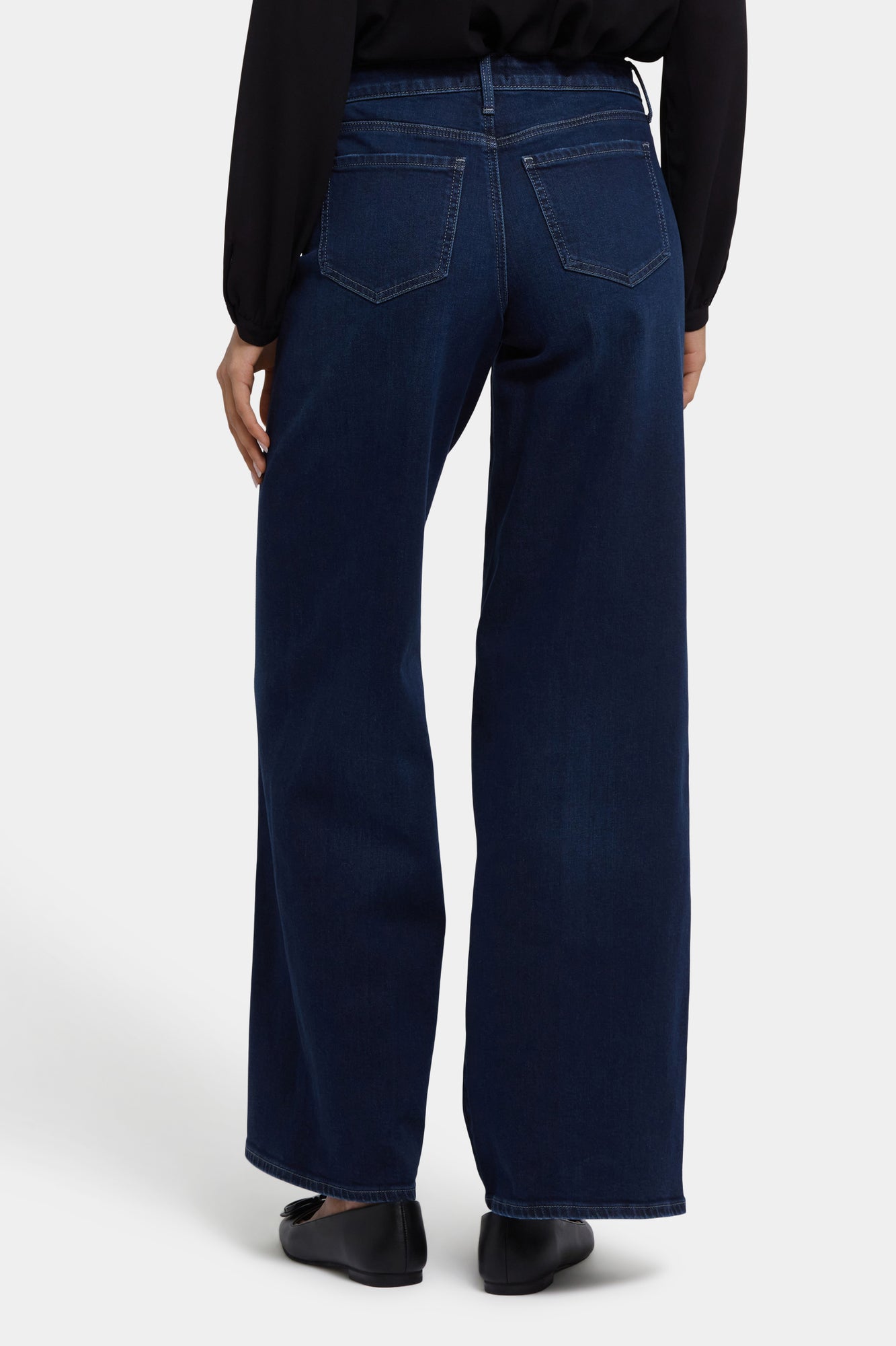 NYDJ Teresa Wide Leg Jeans With Contoured Seams And 31
