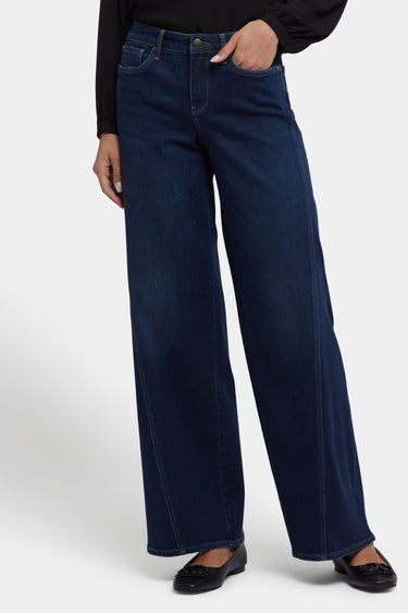 NYDJ Teresa Wide Leg Jeans With Contoured Seams And 31