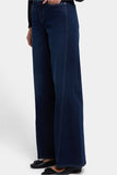 NYDJ Teresa Wide Leg Jeans With Contoured Seams And 31" Inseam - Ink Skyline