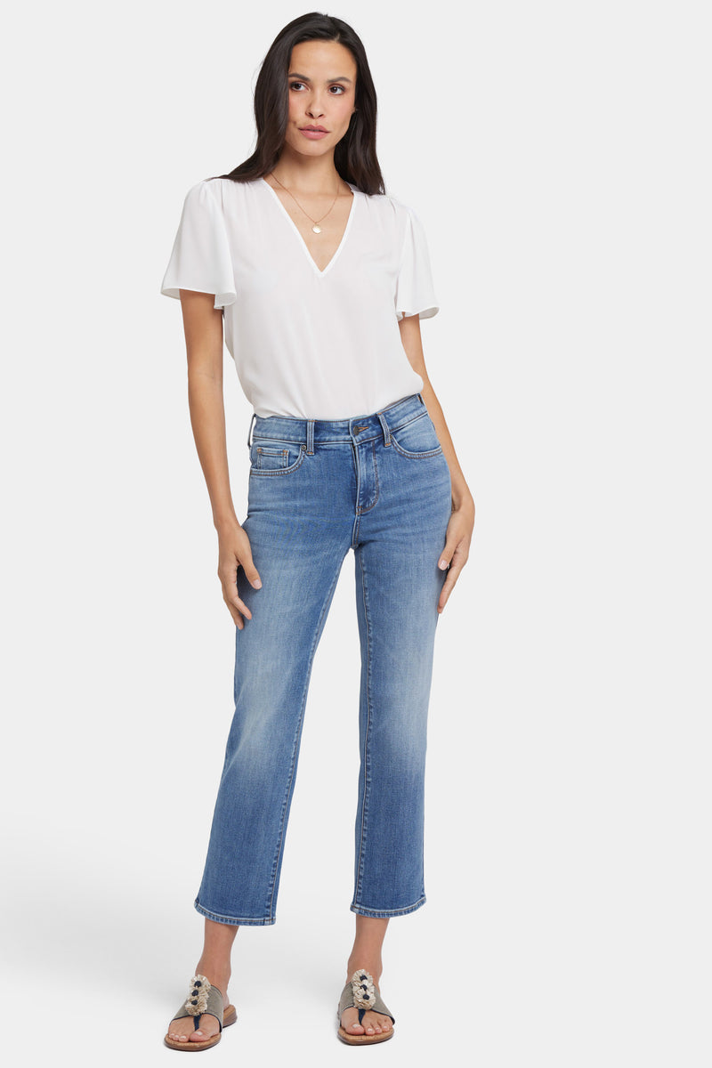NYDJ Marilyn Straight Ankle Jeans - Barcelona Breeze