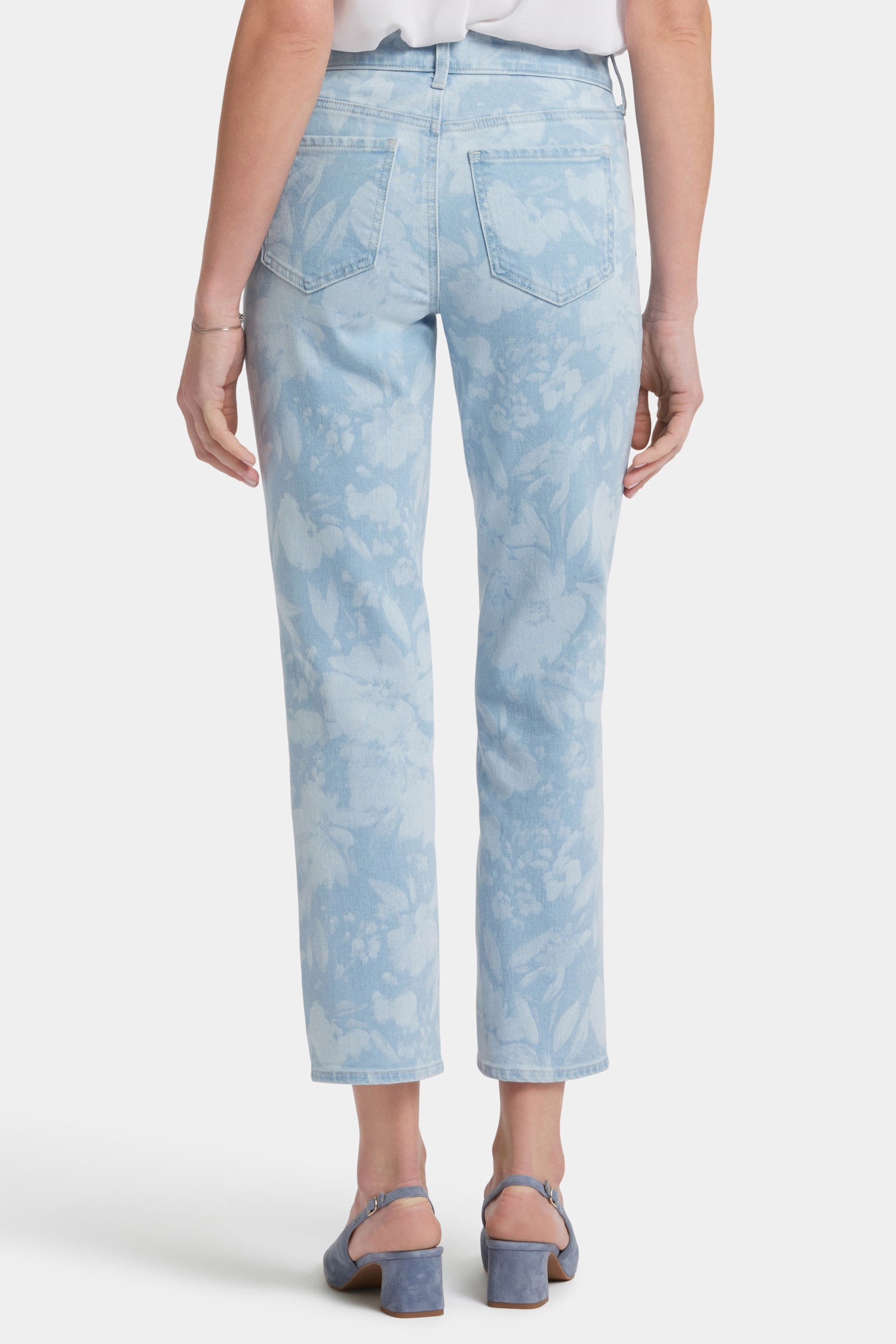 Marilyn Straight Ankle Jeans - Marian Annabella Blue | NYDJ