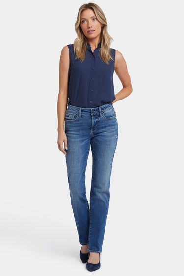 NYDJ Marilyn Straight Jeans - Picasso Lake