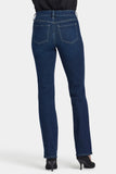 NYDJ Marilyn Straight Jeans With Side Double Stitching - Indigo Seine