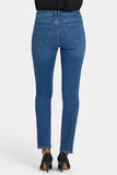 NYDJ Sheri Slim Jeans With Welt Utility Pockets - Opera Blue