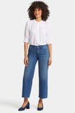 NYDJ Teresa Wide Leg Ankle Jeans - Mission Blue