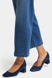 NYDJ Teresa Wide Leg Ankle Jeans - Mission Blue