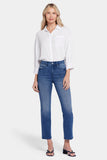 NYDJ Marilyn Straight Ankle Jeans With High Rise - Blue Island