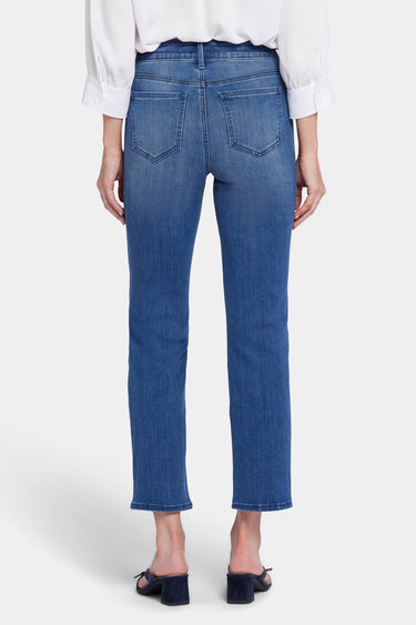 NYDJ Marilyn Straight Ankle Jeans With High Rise - Blue Island