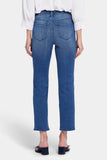 NYDJ Marilyn Straight Ankle Jeans With High Rise - Blue Island