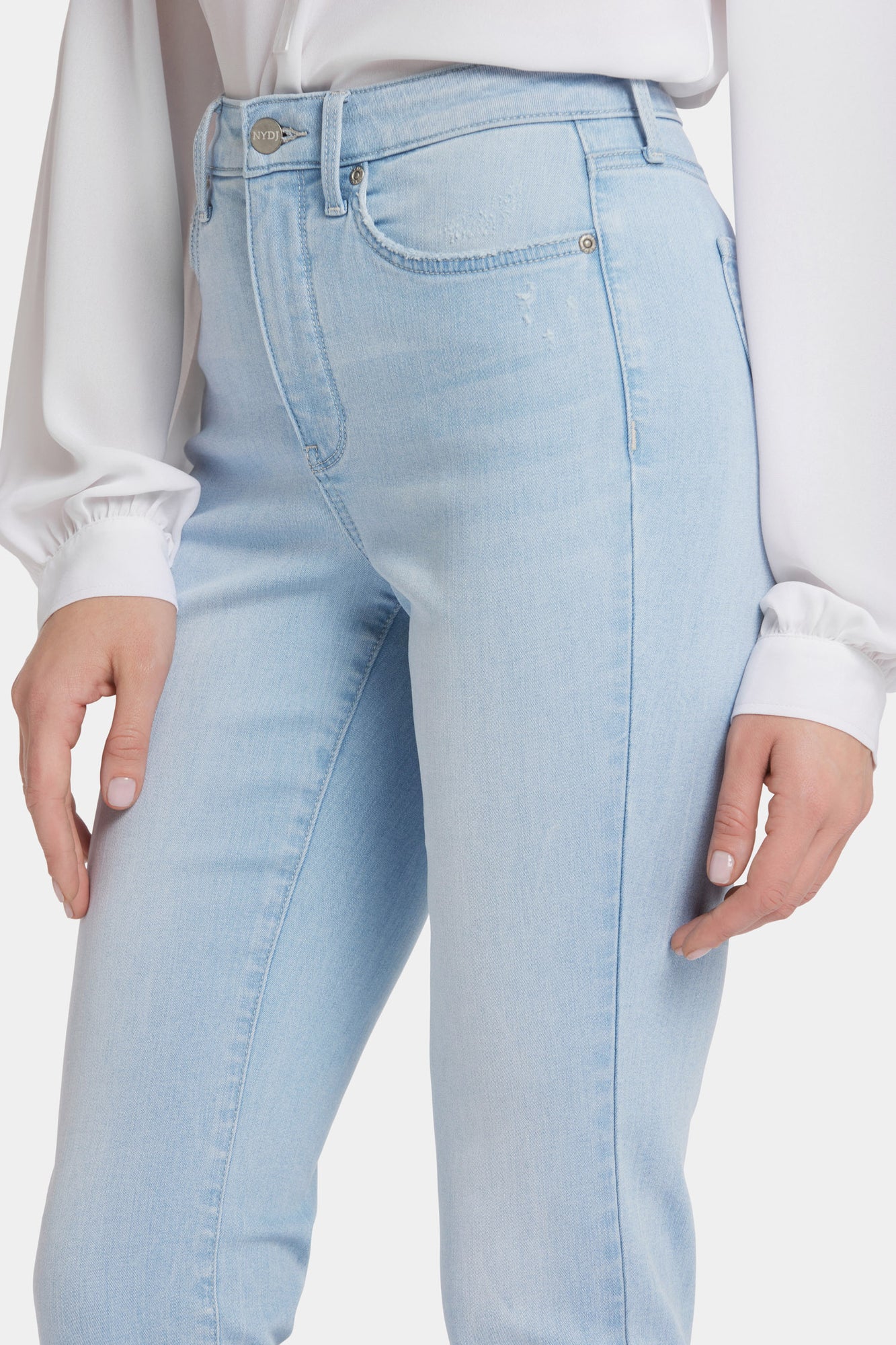 NYDJ Sheri Slim Jeans With High Rise - Santorini