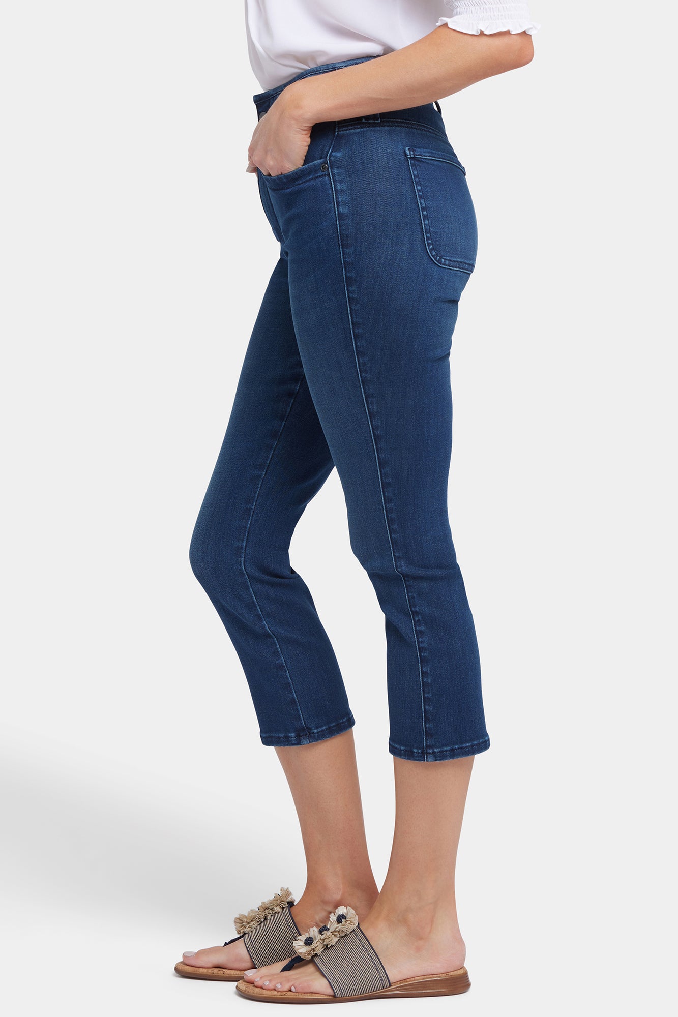NYDJ Ami Skinny Capri Jeans With High Rise - Ibiza Blues
