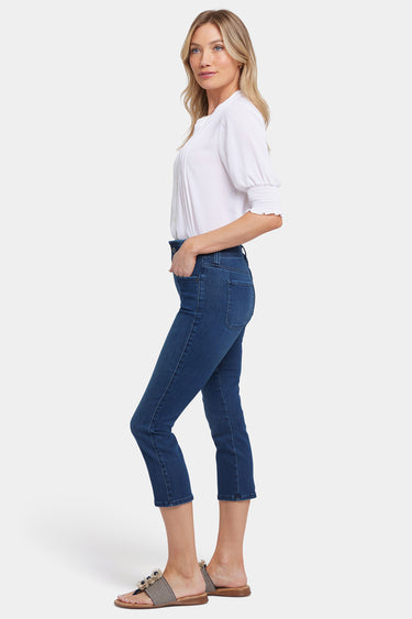 NYDJ Ami Skinny Capri Jeans With High Rise - Ibiza Blues