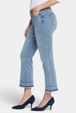 NYDJ Barbara Bootcut Ankle Jeans With Frayed Shadow Hems - State