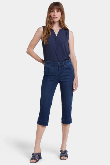 NYDJ Marilyn Straight Crop Jeans With Double-Button Waistband And 2