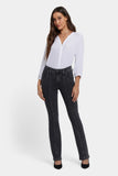 NYDJ Billie Mini Bootcut Jeans With High Rise And Seam Detail - Slate Stone