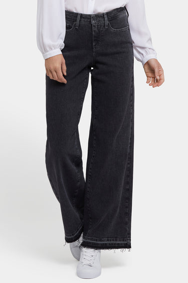 NYDJ Teresa Wide Leg Jeans With Released Hems And 31