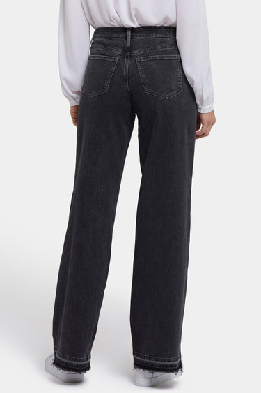 NYDJ Teresa Wide Leg Jeans With Released Hems And 31