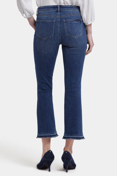 NYDJ Billie Mini Bootcut Ankle Jeans With High Rise And Frayed Released Hems - Rioja Springs