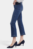 NYDJ Billie Mini Bootcut Ankle Jeans With High Rise And Frayed Released Hems - Rioja Springs