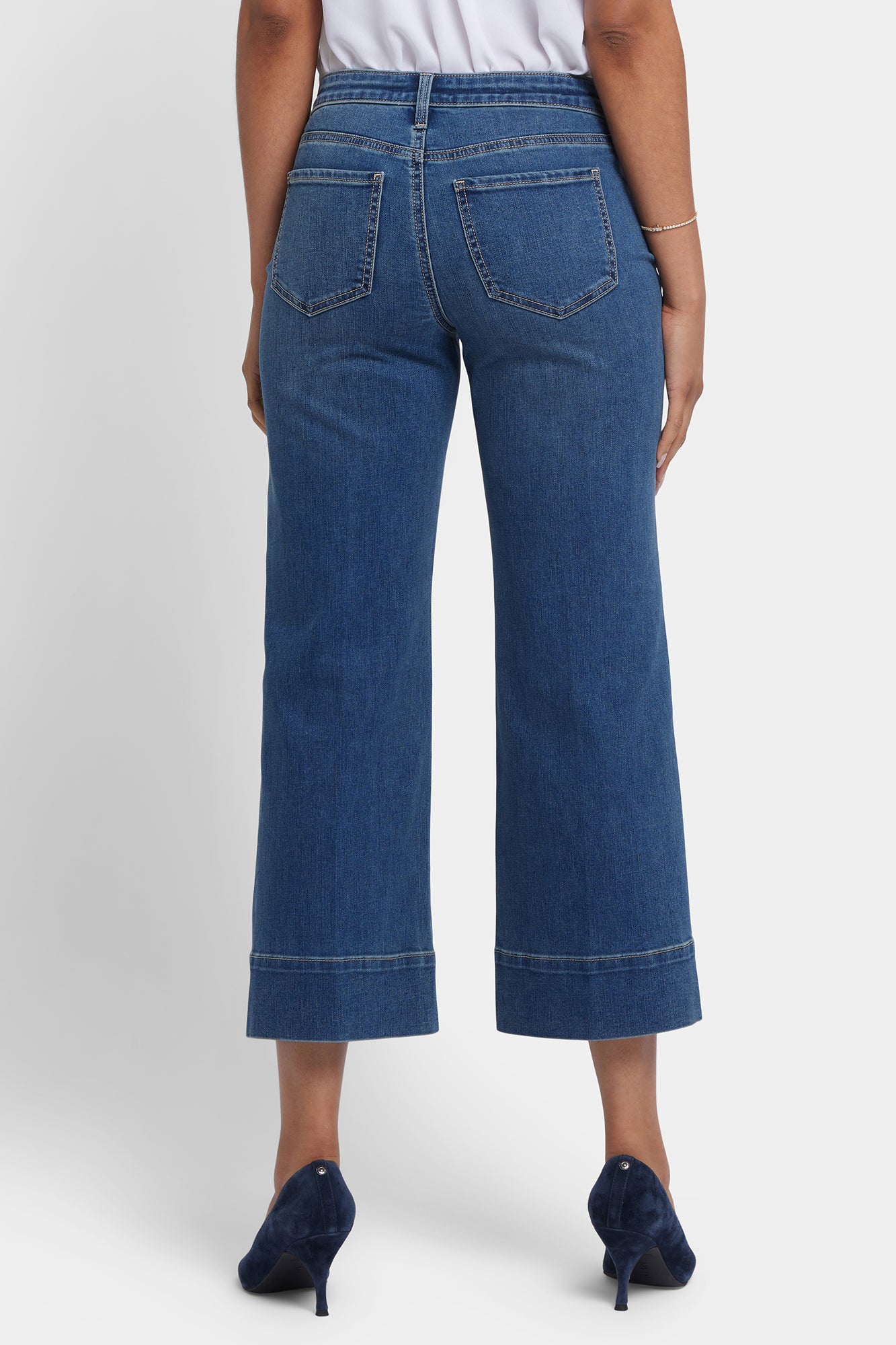 NYDJ Teresa Wide Leg Ankle Jeans With 3