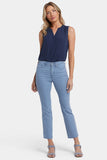 NYDJ Billie Mini Bootcut Ankle Jeans With High Rise - Villa Vista Stripe