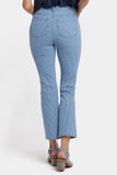 NYDJ Billie Mini Bootcut Ankle Jeans With High Rise - Villa Vista Stripe