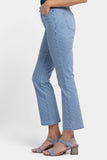 NYDJ Billie Mini Bootcut Ankle Jeans With High Rise - Villa Vista Stripe
