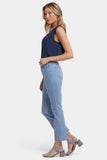 NYDJ Billie Mini Bootcut Ankle Jeans With High Rise - Villa Vista Stripe