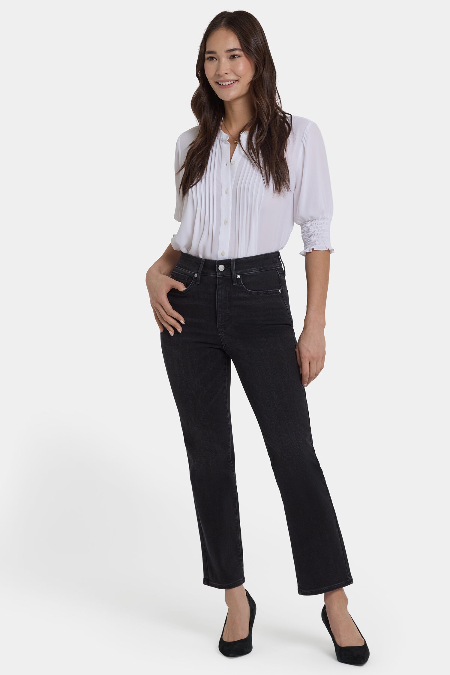 Jean Slim Maje Didriss Noir Délavé - Taille 36 FR (FR36), 98% Coton 2% Élasthanne, Occasion Très Bon État