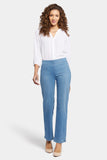 NYDJ Bailey Relaxed Straight Pull-On Jeans  - Nottinghill