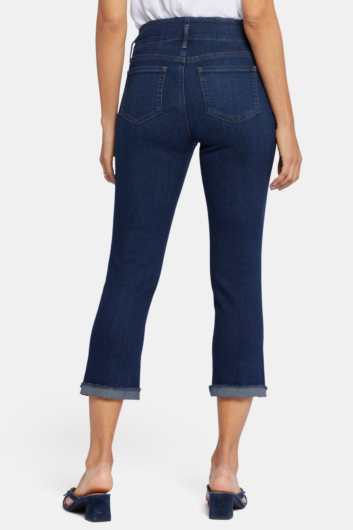 Chloe Capri Jeans With Cuffs Northbridge Blue NYDJ