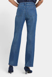 NYDJ Marilyn Straight Jeans With High Rise And 31" Inseam - Lake Notre-Dame
