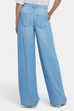 NYDJ Whitney Pleated Trouser Pants With Super High Rise - Canary Beach