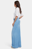 NYDJ Whitney Pleated Trouser Pants With Super High Rise - Canary Beach