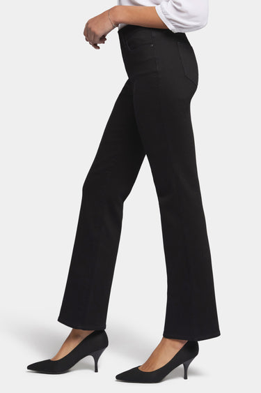NYDJ Blake Slim Flared Jeans With High Rise - Black