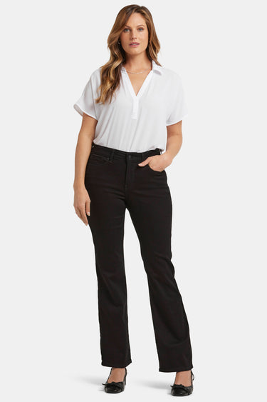 NYDJ Blake Slim Flared Jeans With High Rise - Black