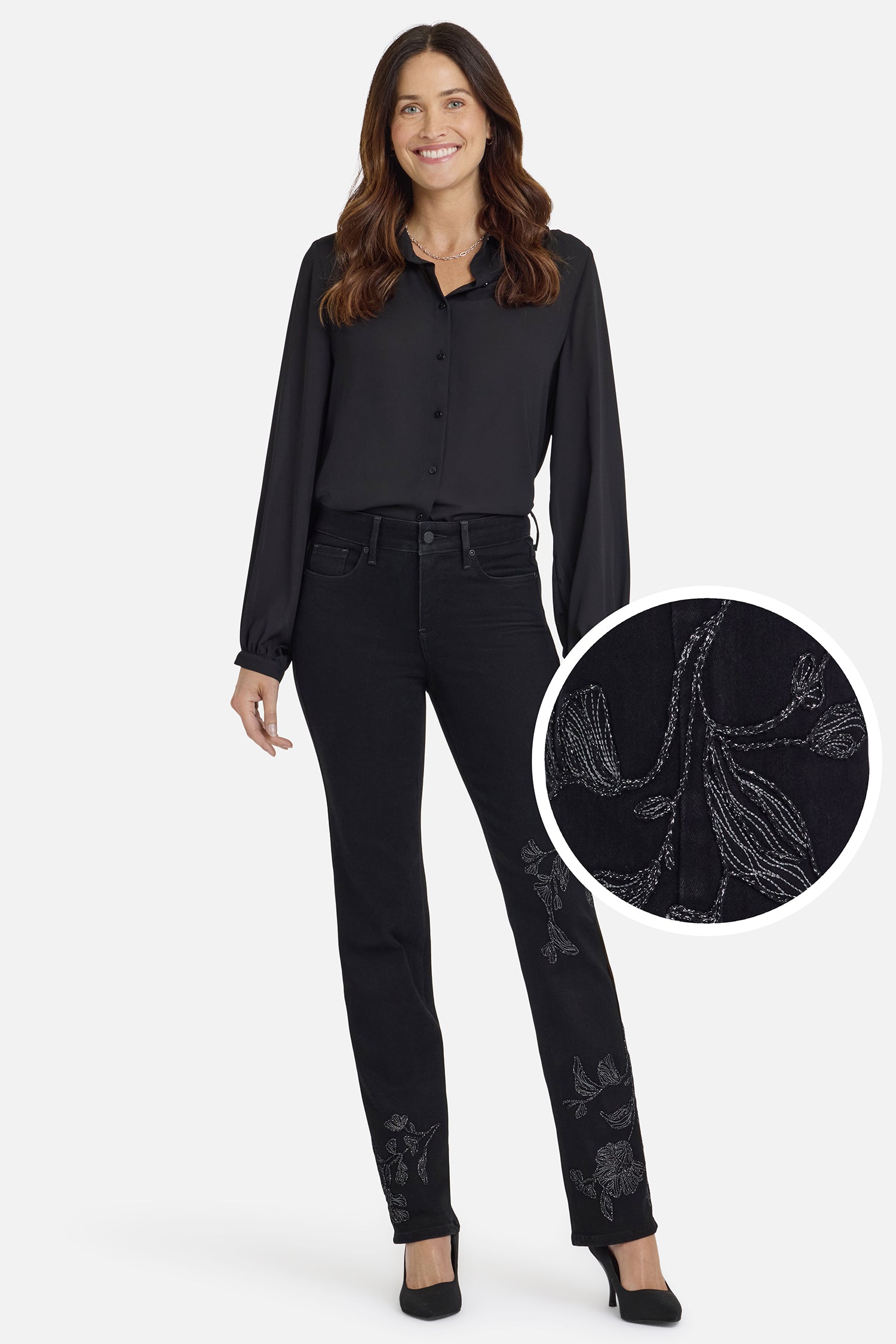 Jeans Femme Edc By Esprit - Coupe Classique, Couleur Black Rinse, Taille 25W/34L
