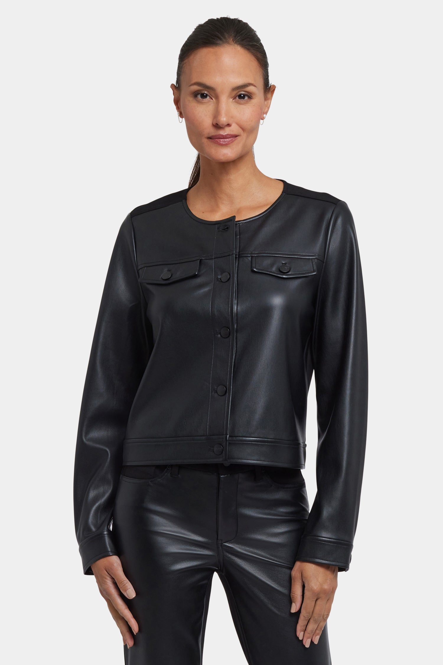 Vanessa Jacket Sculpt-Her™ Collection - Black Black | NYDJ