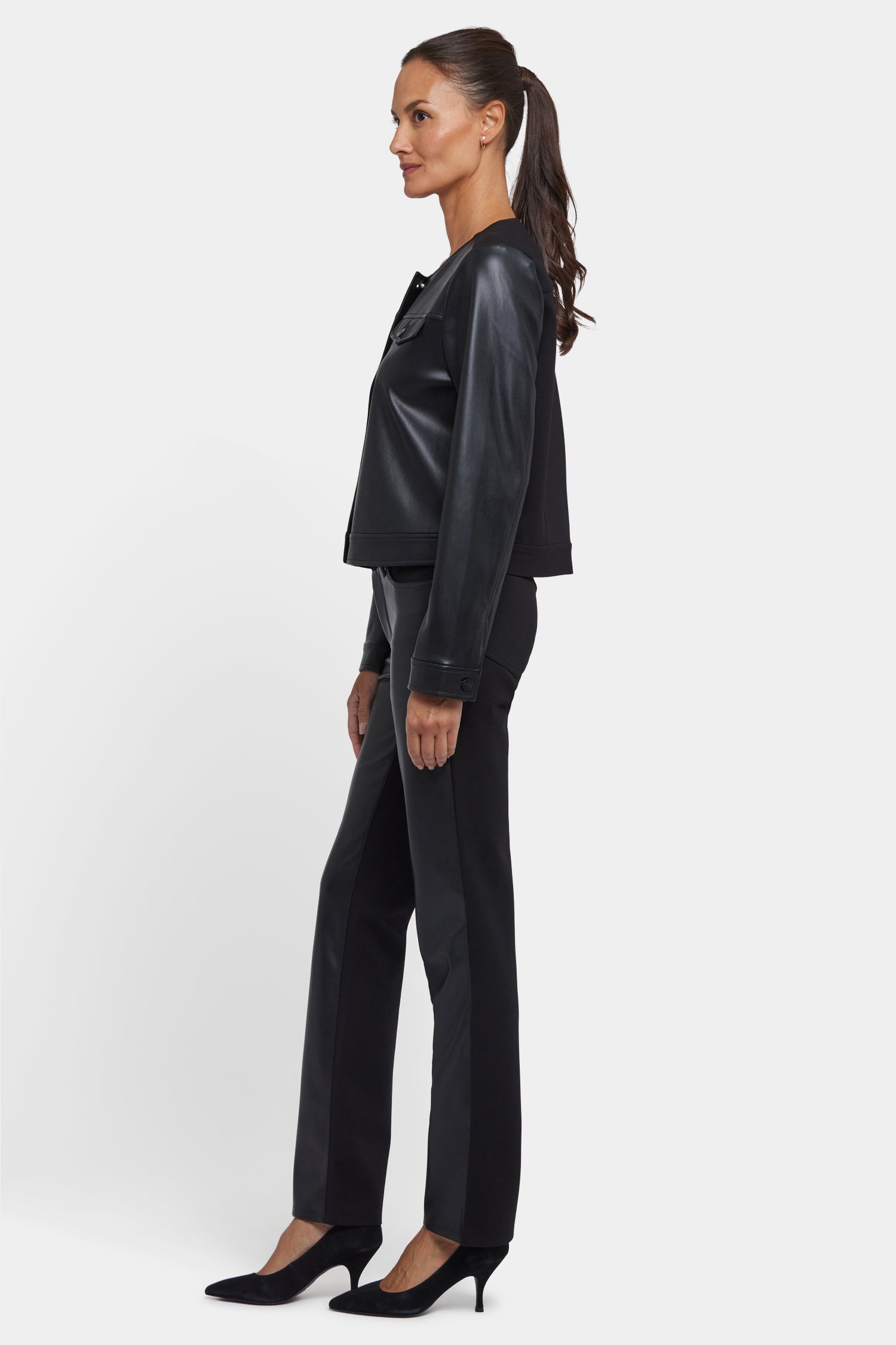 Vanessa Jacket Sculpt-Her™ Collection - Black Black | NYDJ