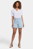 NYDJ Berkyn Relaxed Denim Shorts With Super High Rise - Indigo Rosemary