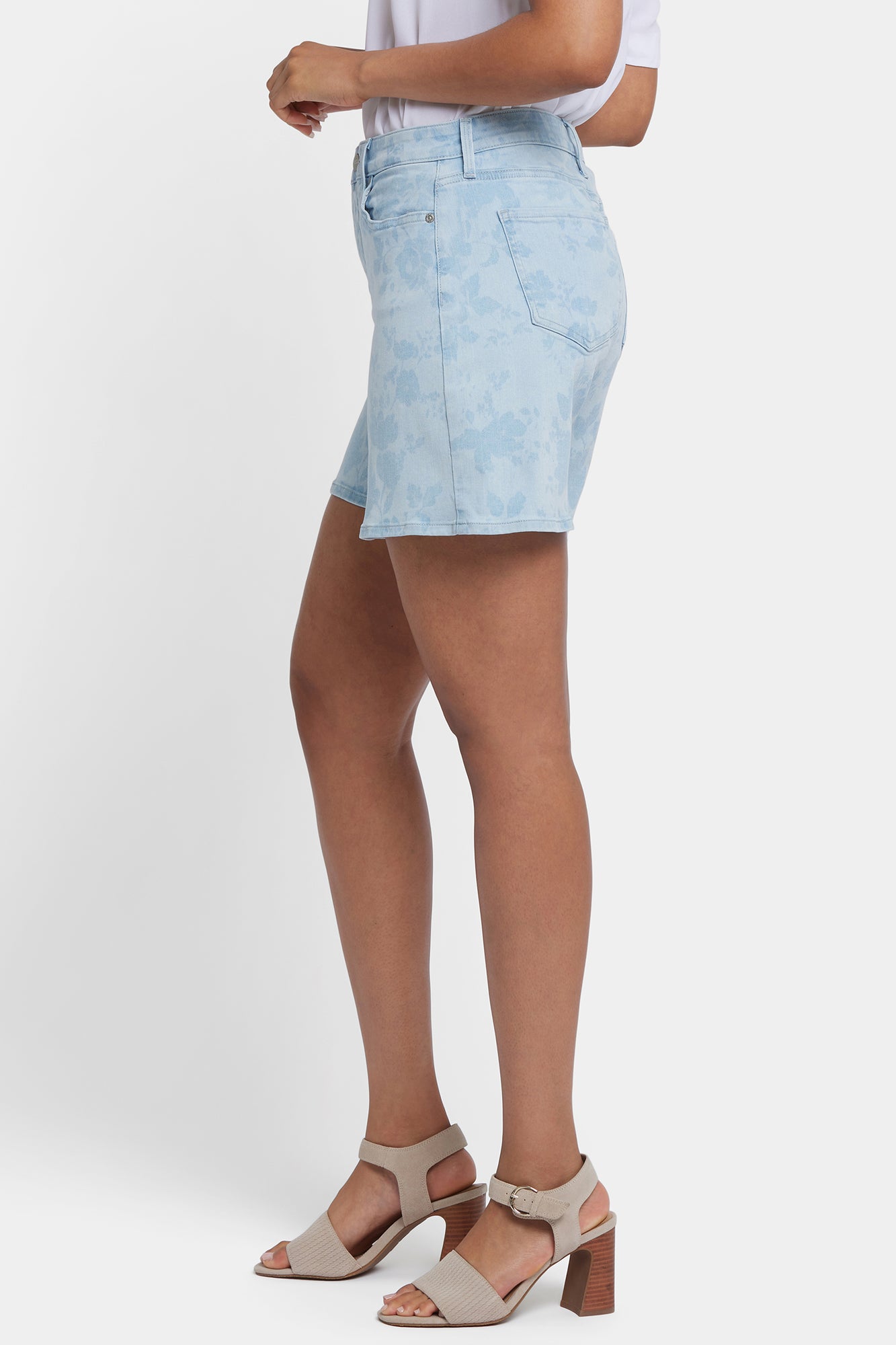 NYDJ Berkyn Relaxed Denim Shorts With Super High Rise - Indigo Rosemary