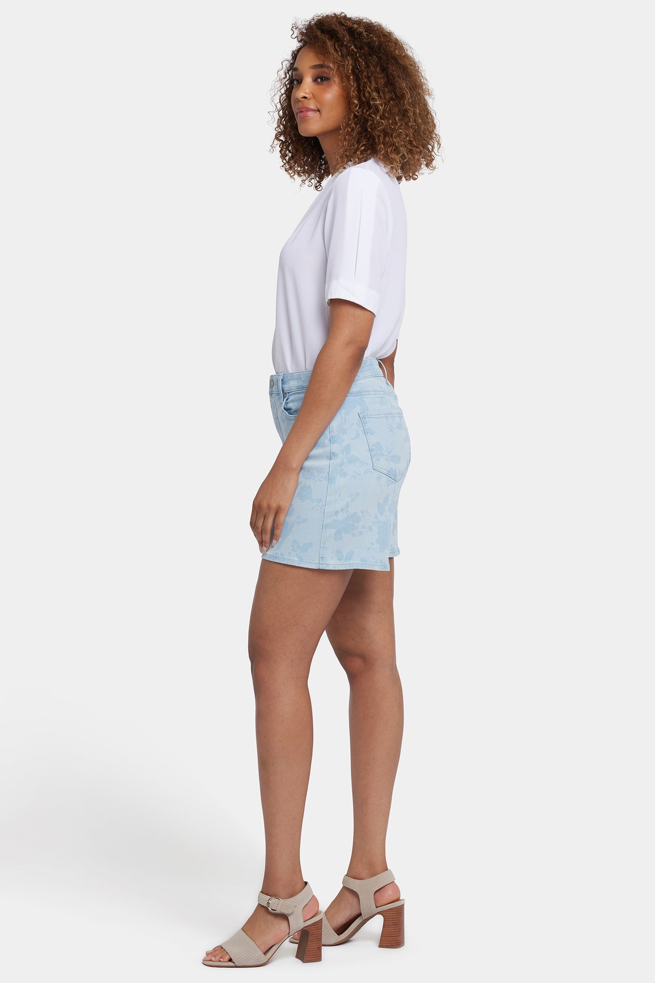 NYDJ Berkyn Relaxed Denim Shorts With Super High Rise - Indigo Rosemary