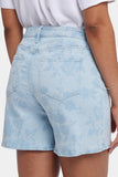 NYDJ Berkyn Relaxed Denim Shorts With Super High Rise - Indigo Rosemary