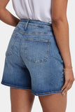 NYDJ Berkyn Relaxed Denim Shorts With Super High Rise - Majorca Bay