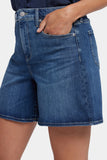 NYDJ Berkyn Relaxed Denim Shorts With Super High Rise - Valencia Surf